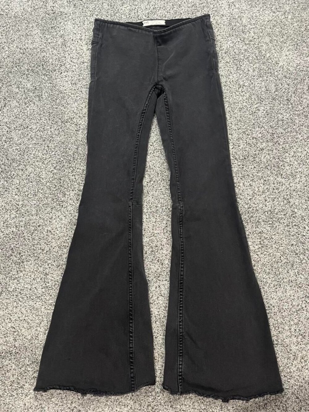 Free People Black Flare Jeans